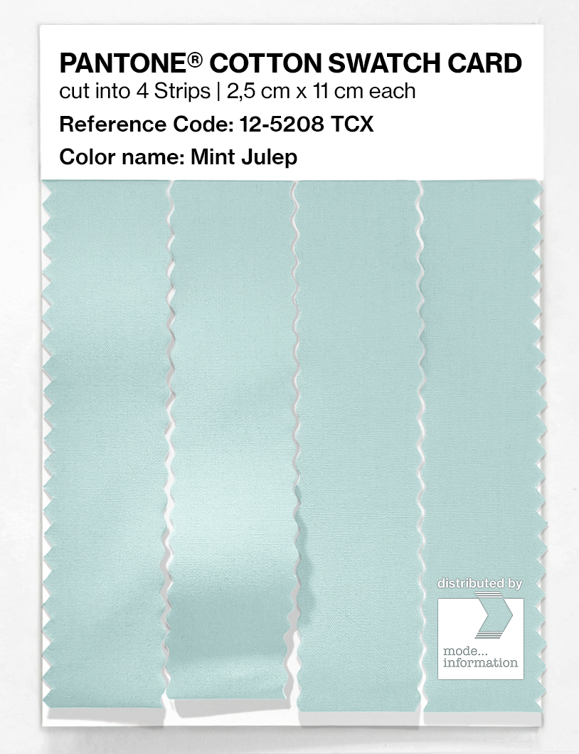 Artikelbild 3 des Artikels “PANTONE® COTTON SWATCH CARD 12-5208 TCX Mint Julep “