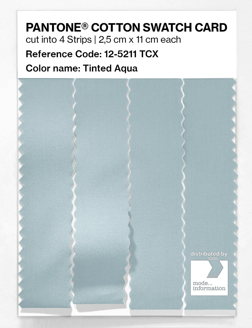 Artikelbild 3 des Artikels “PANTONE® COTTON SWATCH CARD 12-5211 TCX Tinted Aqua “