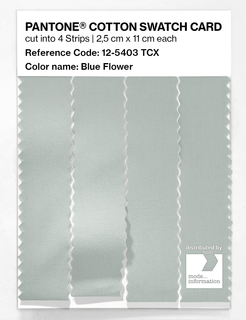 Artikelbild 3 des Artikels “PANTONE® COTTON SWATCH CARD 12-5403 TCX Blue Flower “
