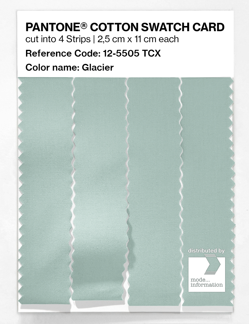 Artikelbild 3 des Artikels “PANTONE® COTTON SWATCH CARD 12-5505 TCX Glacier “