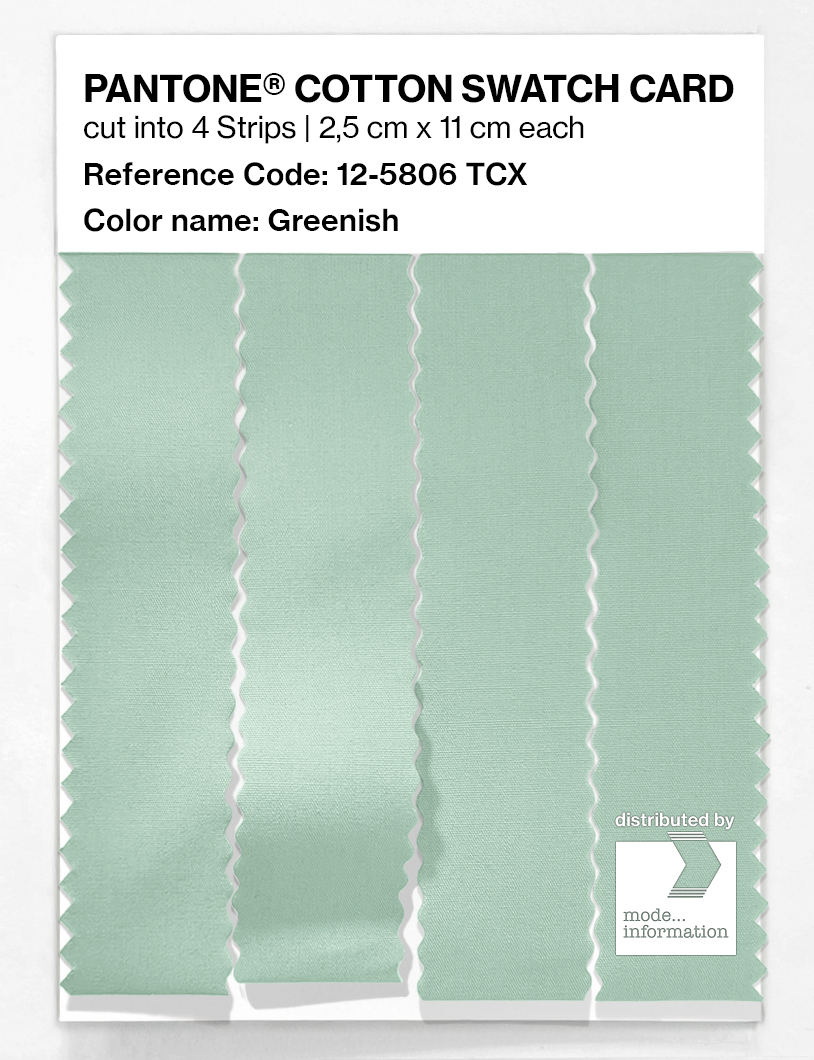 Artikelbild 3 des Artikels “PANTONE® COTTON SWATCH CARD 12-5806 TCX Greenish “