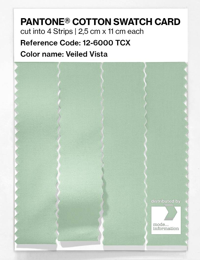 Artikelbild 3 des Artikels “PANTONE® COTTON SWATCH CARD 12-6000 TCX Veiled Vista “