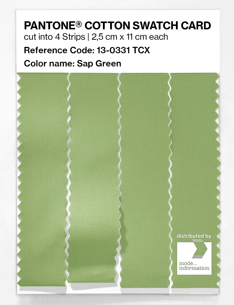 Artikelbild 3 des Artikels “PANTONE® COTTON SWATCH CARD 13-0331 TCX Sap Green “