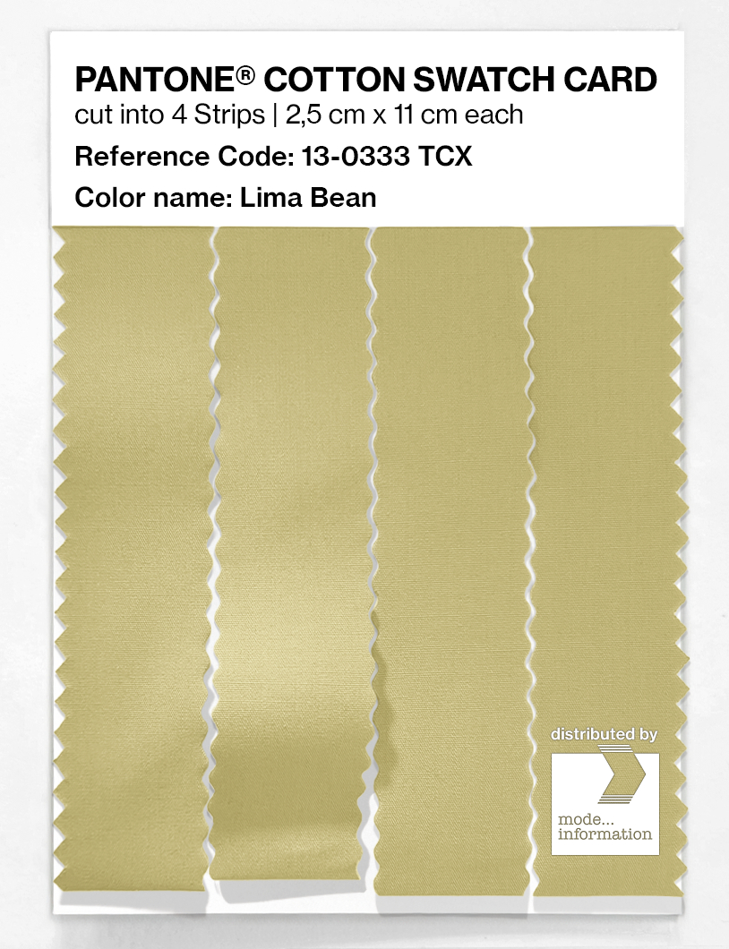 Artikelbild 3 des Artikels “PANTONE® COTTON SWATCH CARD 13-0333 TCX Lima Bean “