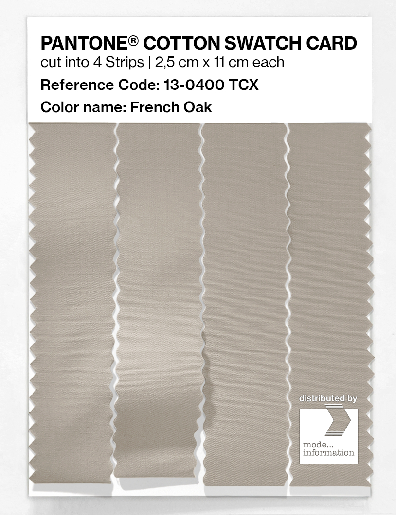 Artikelbild 3 des Artikels “PANTONE® COTTON SWATCH CARD 13-0400 TCX French Oak “