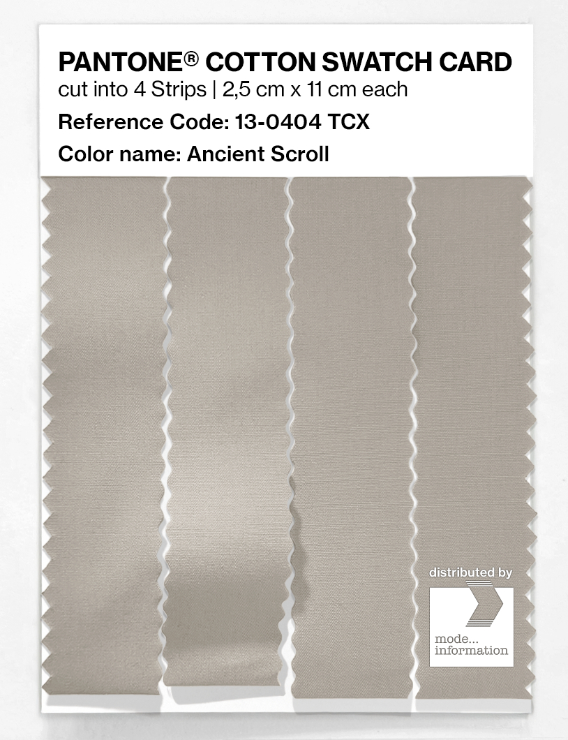 Artikelbild 3 des Artikels “PANTONE® COTTON SWATCH CARD 13-0404 TCX Ancient Scroll “