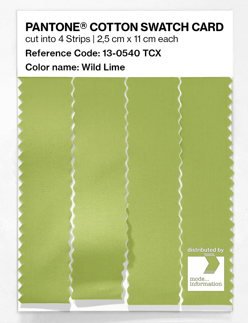 Artikelbild 3 des Artikels “PANTONE® COTTON SWATCH CARD 13-0540 TCX Wild Lime “