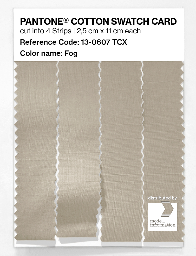 Artikelbild 3 des Artikels “PANTONE® COTTON SWATCH CARD 13-0607 TCX Fog “