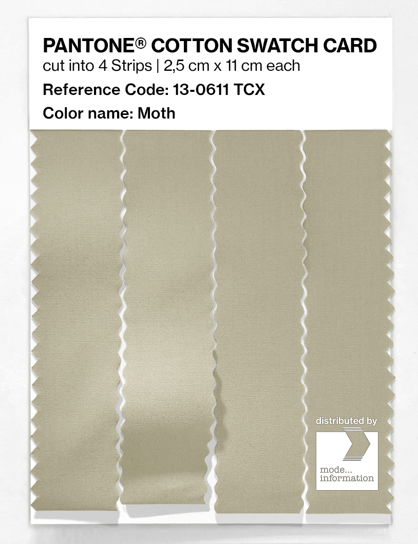 Artikelbild 3 des Artikels “PANTONE® COTTON SWATCH CARD 13-0611 TCX Moth “