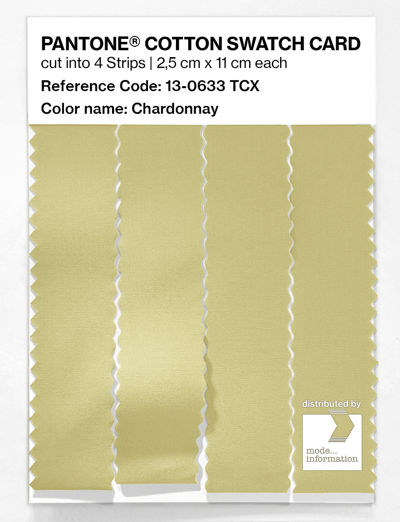 Artikelbild 3 des Artikels “PANTONE® COTTON SWATCH CARD 13-0633 TCX Chardonnay “