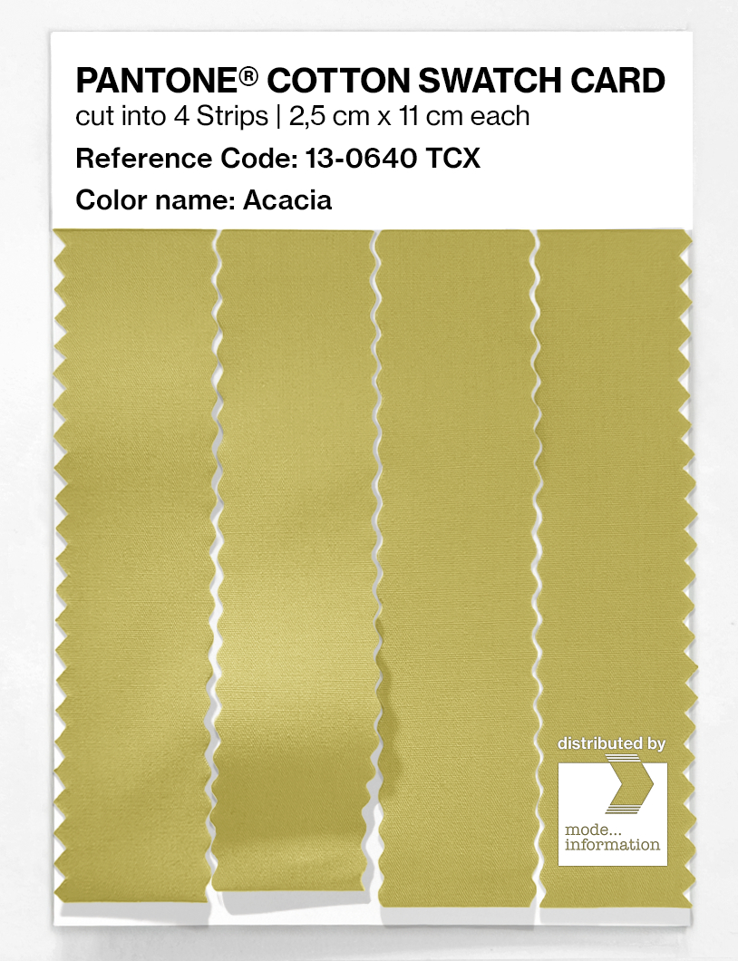 Artikelbild 3 des Artikels “PANTONE® COTTON SWATCH CARD 13-0640 TCX Acacia “