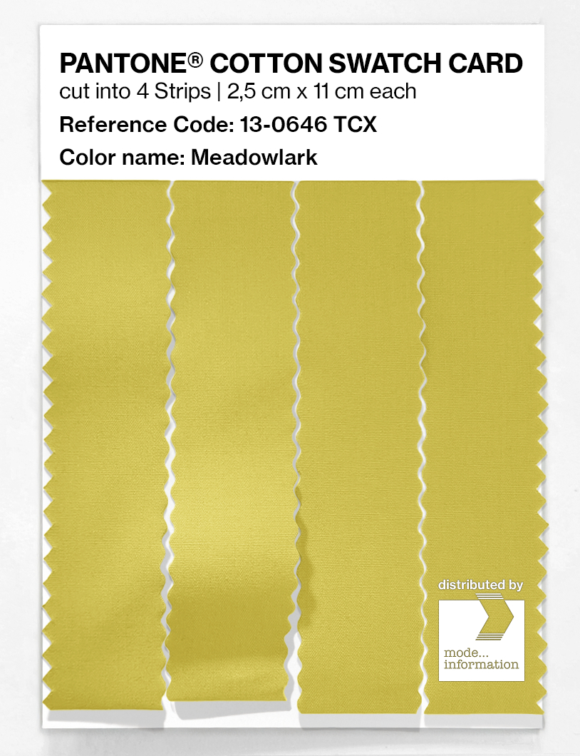 Artikelbild 3 des Artikels “PANTONE® COTTON SWATCH CARD 13-0646 TCX Meadowlark “