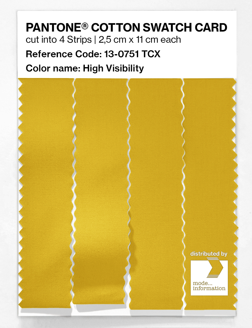 Artikelbild 3 des Artikels “PANTONE® COTTON SWATCH CARD 13-0751 TCX High Visibility “