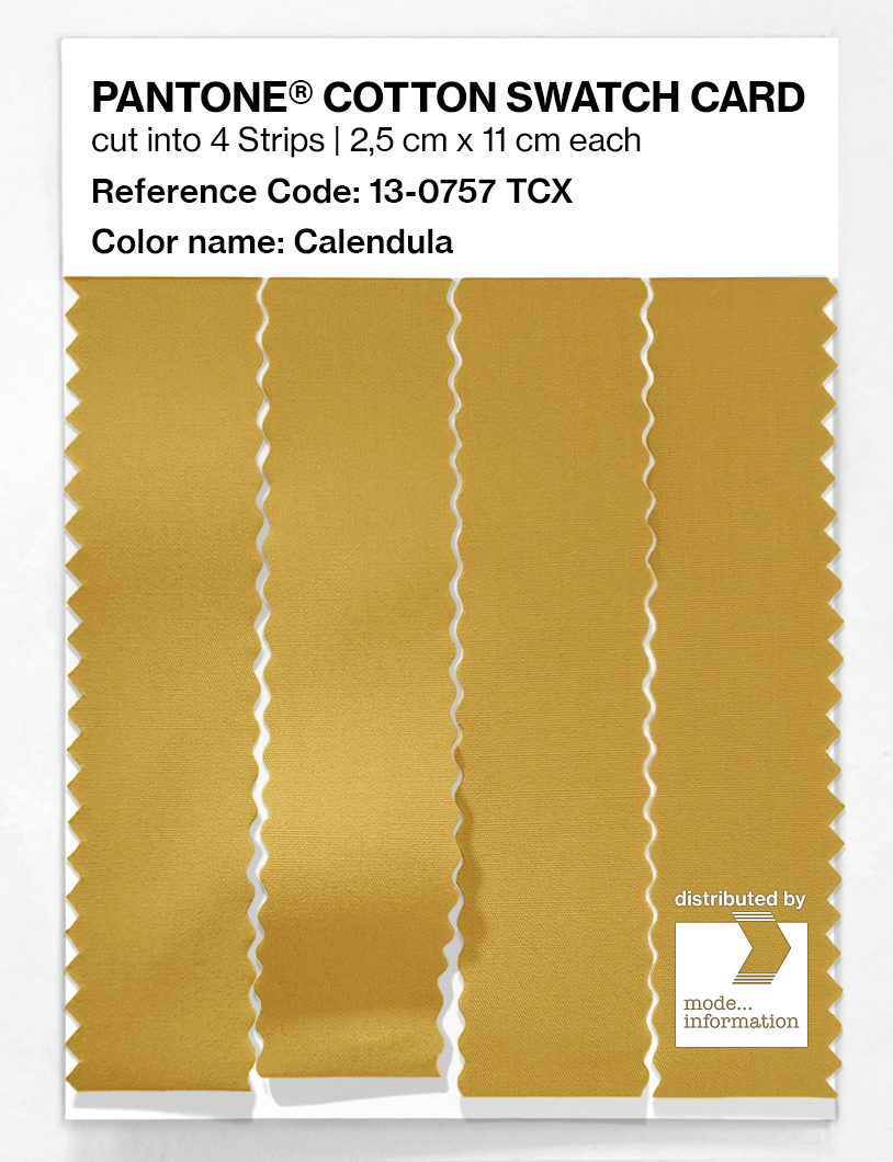 Artikelbild 3 des Artikels “PANTONE® COTTON SWATCH CARD 13-0757 TCX Calendula “