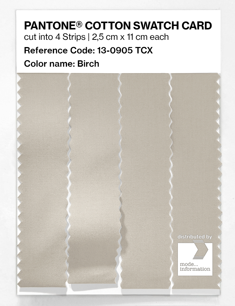 Artikelbild 3 des Artikels “PANTONE® COTTON SWATCH CARD 13-0905 TCX Birch “