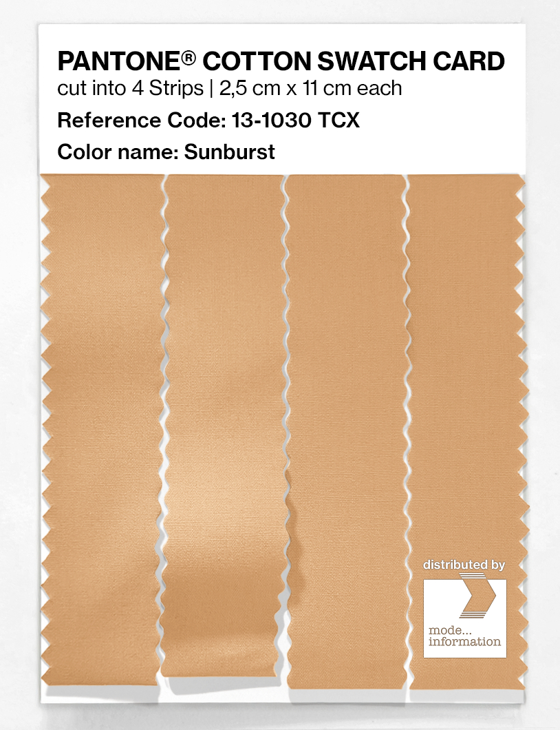 Artikelbild 3 des Artikels “PANTONE® COTTON SWATCH CARD 13-1030 TCX Sunburst “