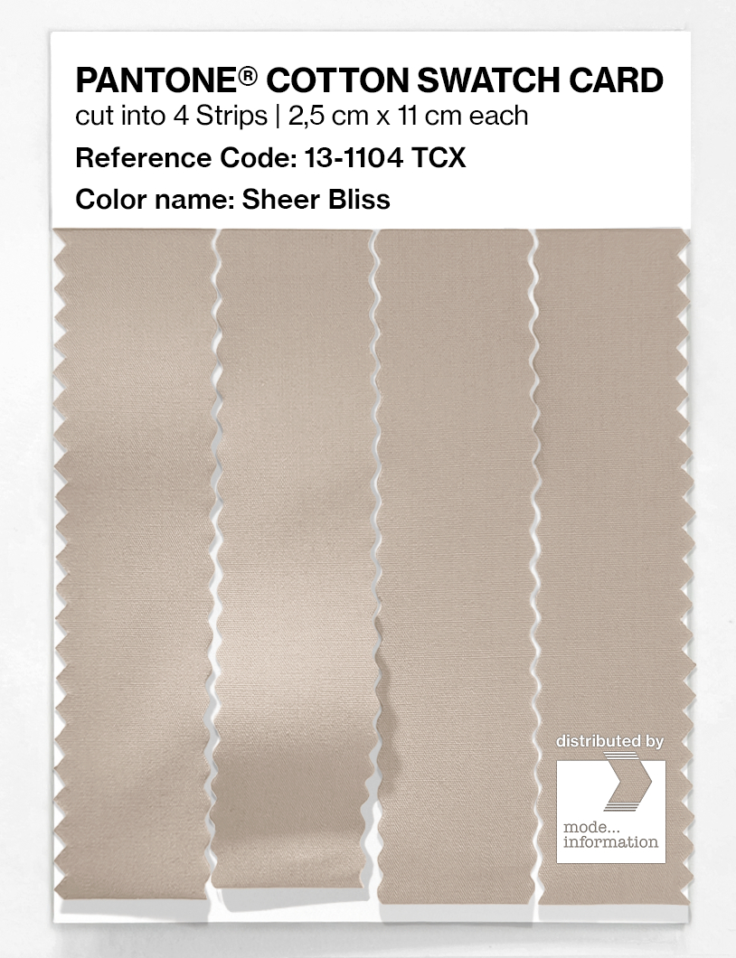 Artikelbild 3 des Artikels “PANTONE® COTTON SWATCH CARD 13-1104 TCX Sheer Bliss “