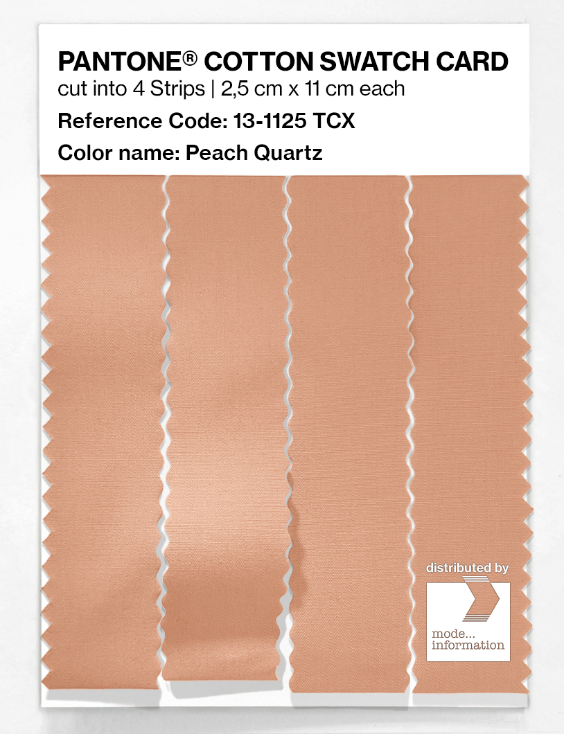Artikelbild 3 des Artikels “PANTONE® COTTON SWATCH CARD 13-1125 TCX Peach Quartz “