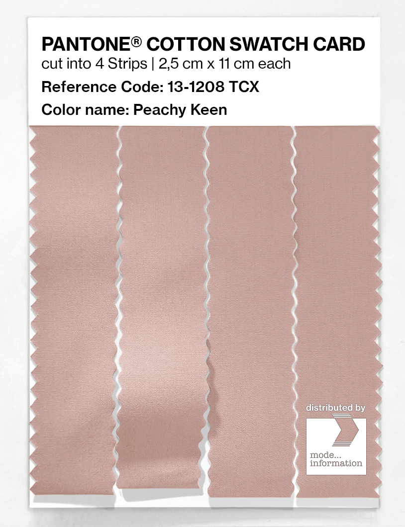 Artikelbild 3 des Artikels “PANTONE® COTTON SWATCH CARD 13-1208 TCX Peachy Keen “