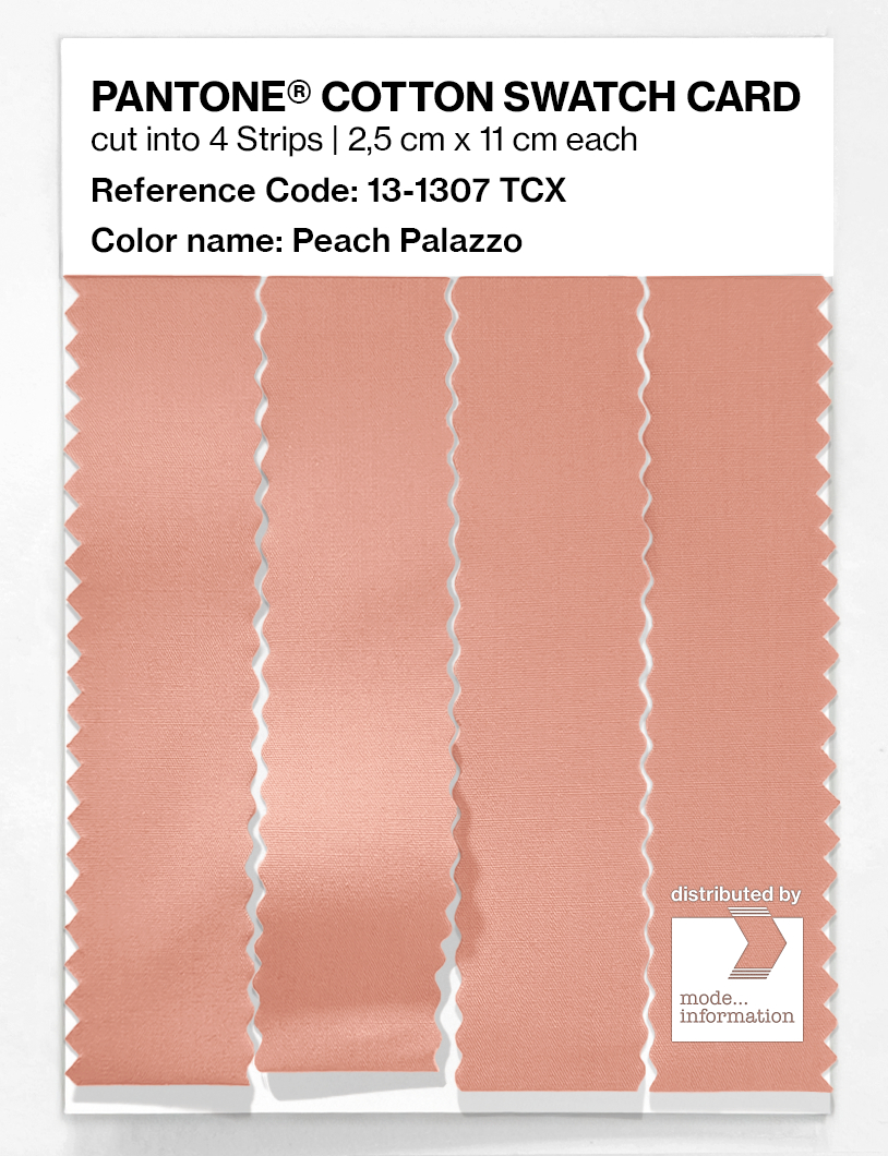 Artikelbild 3 des Artikels “PANTONE® COTTON SWATCH CARD 13-1307 TCX Peach Palazzo “