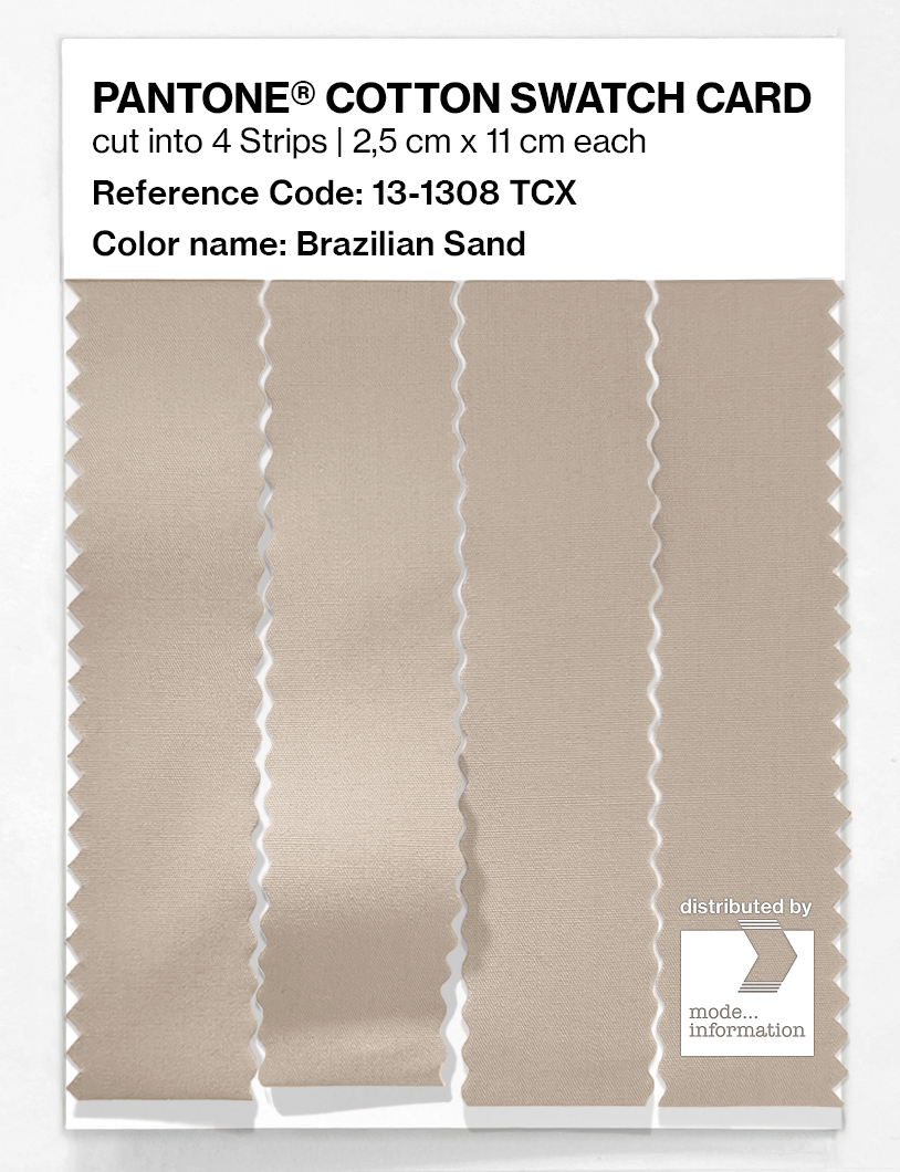 Artikelbild 3 des Artikels “PANTONE® COTTON SWATCH CARD 13-1308 TCX Brazilian Sand “