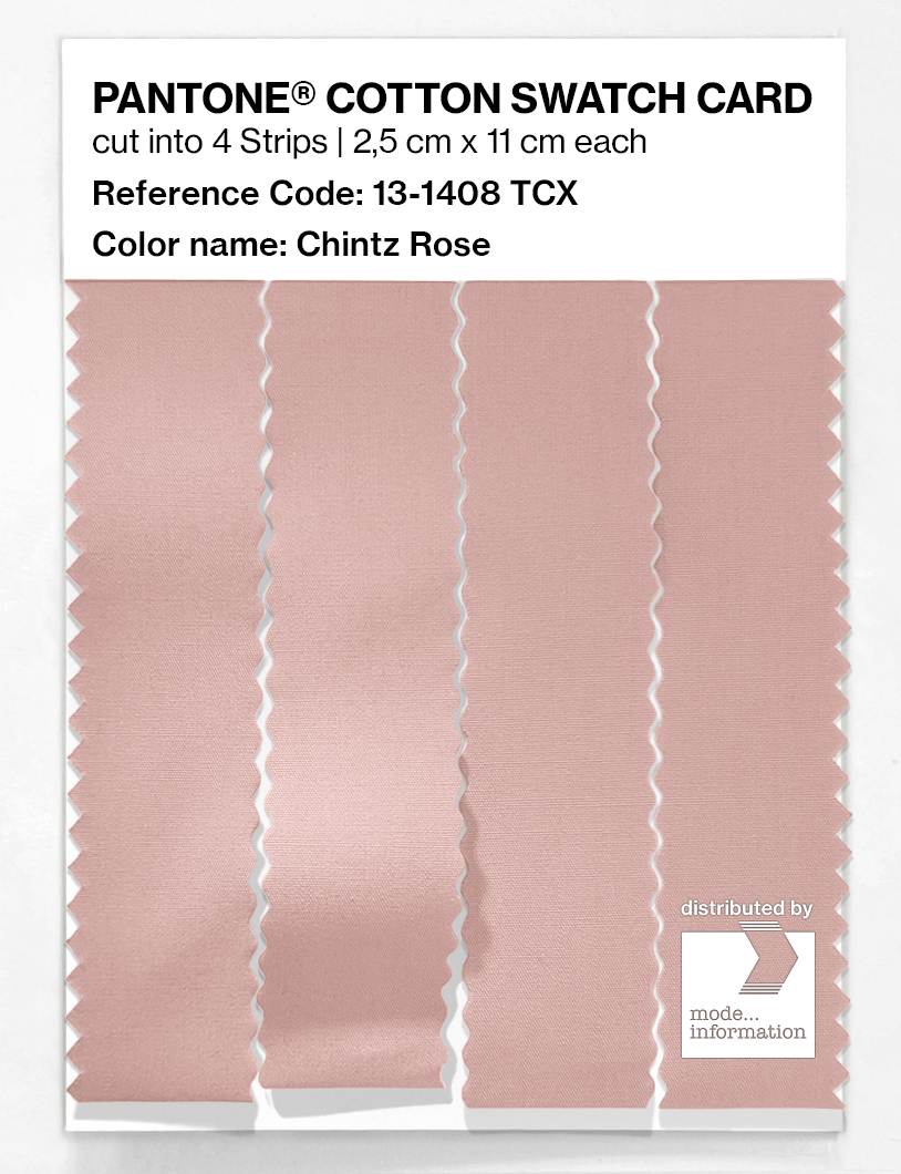 Artikelbild 3 des Artikels “PANTONE® COTTON SWATCH CARD 13-1408 TCX Chintz Rose “
