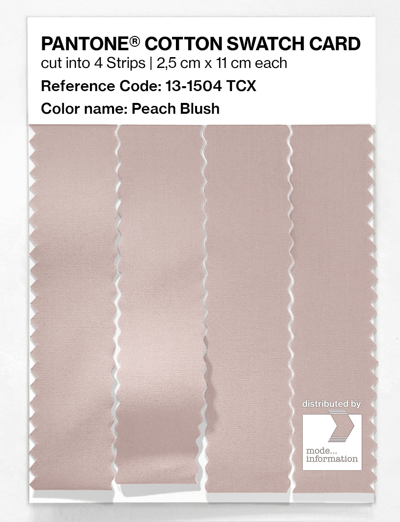 Artikelbild 3 des Artikels “PANTONE® COTTON SWATCH CARD 13-1504 TCX Peach Blush “