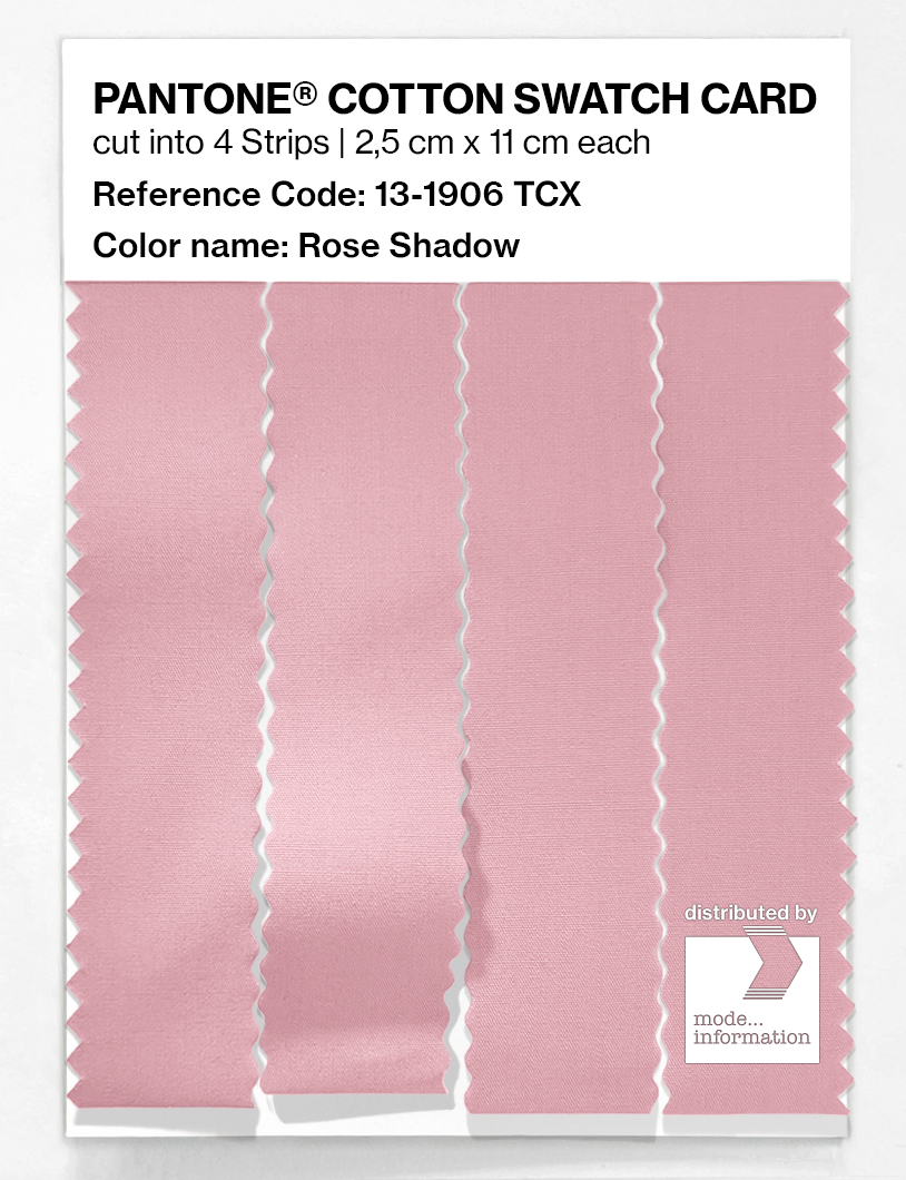 Product image 3 of the product “PANTONE® COTTON SWATCH CARD 13-1906 TCX Rose Shadow ”