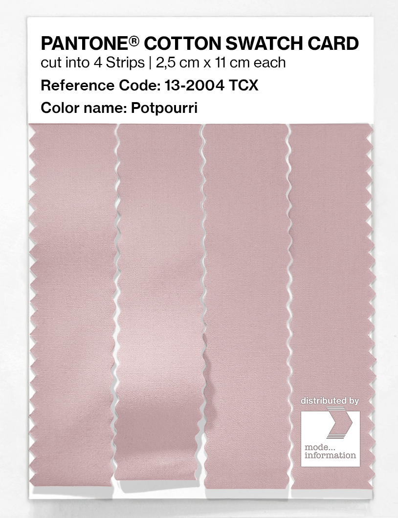 Product image 3 of the product “PANTONE® COTTON SWATCH CARD 13-2004 TCX Potpourri ”