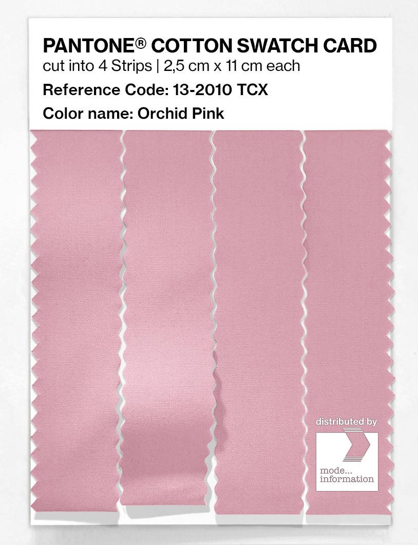 Product image 3 of the product “PANTONE® COTTON SWATCH CARD 13-2010 TCX Orchid Pink ”