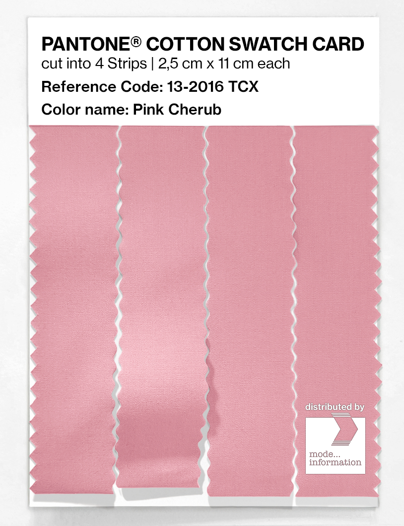 Product image 3 of the product “PANTONE® COTTON SWATCH CARD 13-2016 TCX Pink Cherub ”