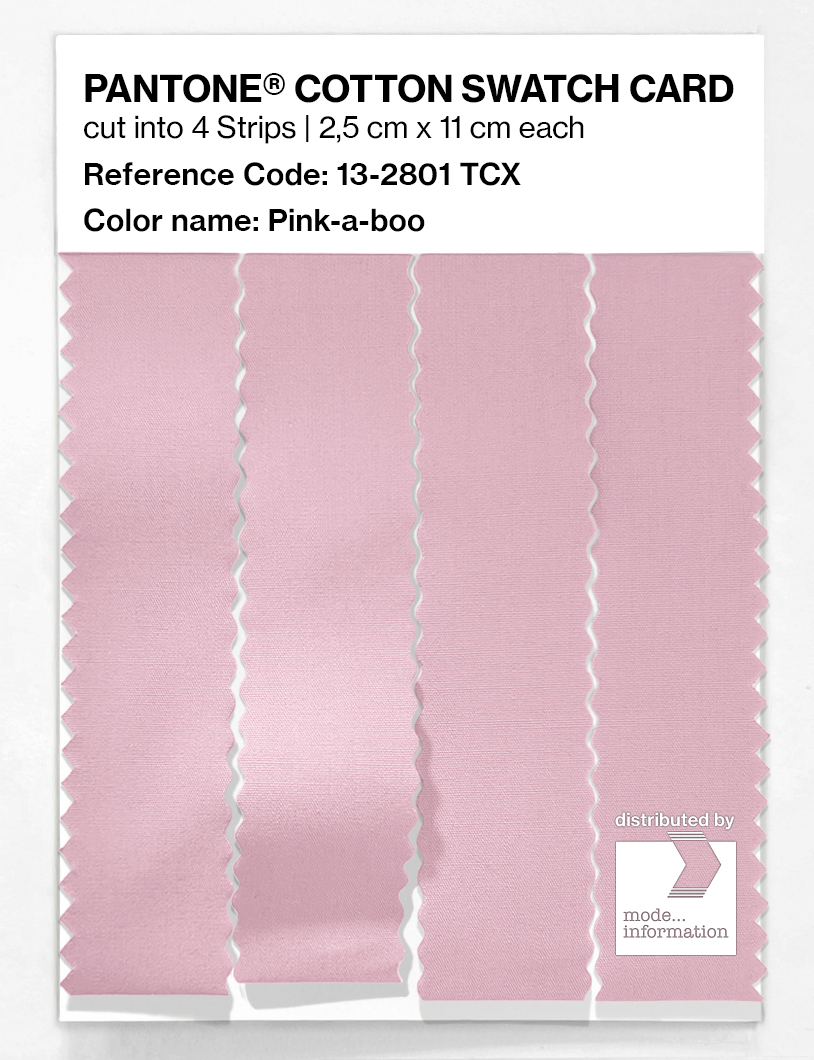 Artikelbild 3 des Artikels “PANTONE® COTTON SWATCH CARD 13-2801 TCX Pink-a-boo “