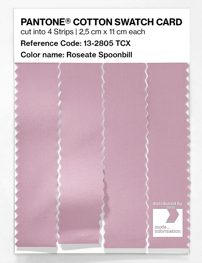 Artikelbild 3 des Artikels “PANTONE® COTTON SWATCH CARD 13-2805 TCX Roseate Spoonbill “