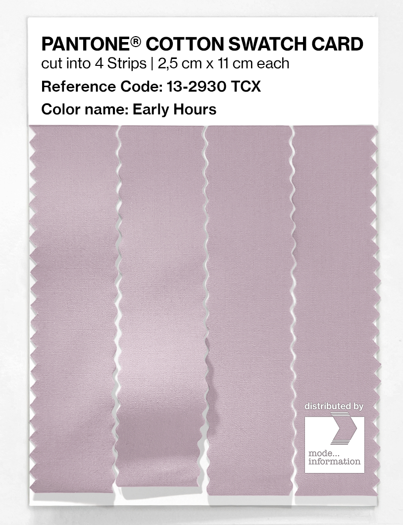 Artikelbild 3 des Artikels “PANTONE® COTTON SWATCH CARD 13-2930 TCX Early Hours “