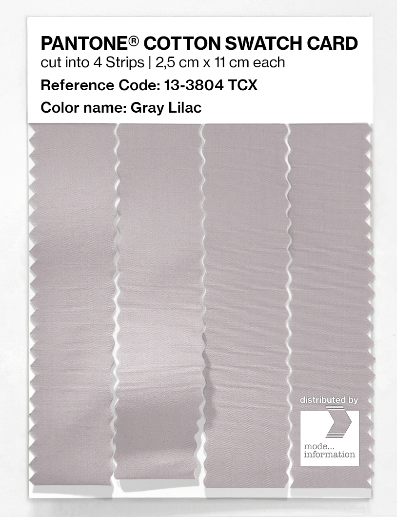 Artikelbild 3 des Artikels “PANTONE® COTTON SWATCH CARD 13-3804 TCX Gray Lilac “