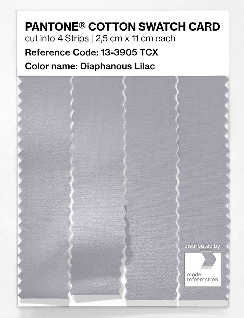 Artikelbild 3 des Artikels “PANTONE® COTTON SWATCH CARD 13-3905 TCX Diaphanous Lilac “