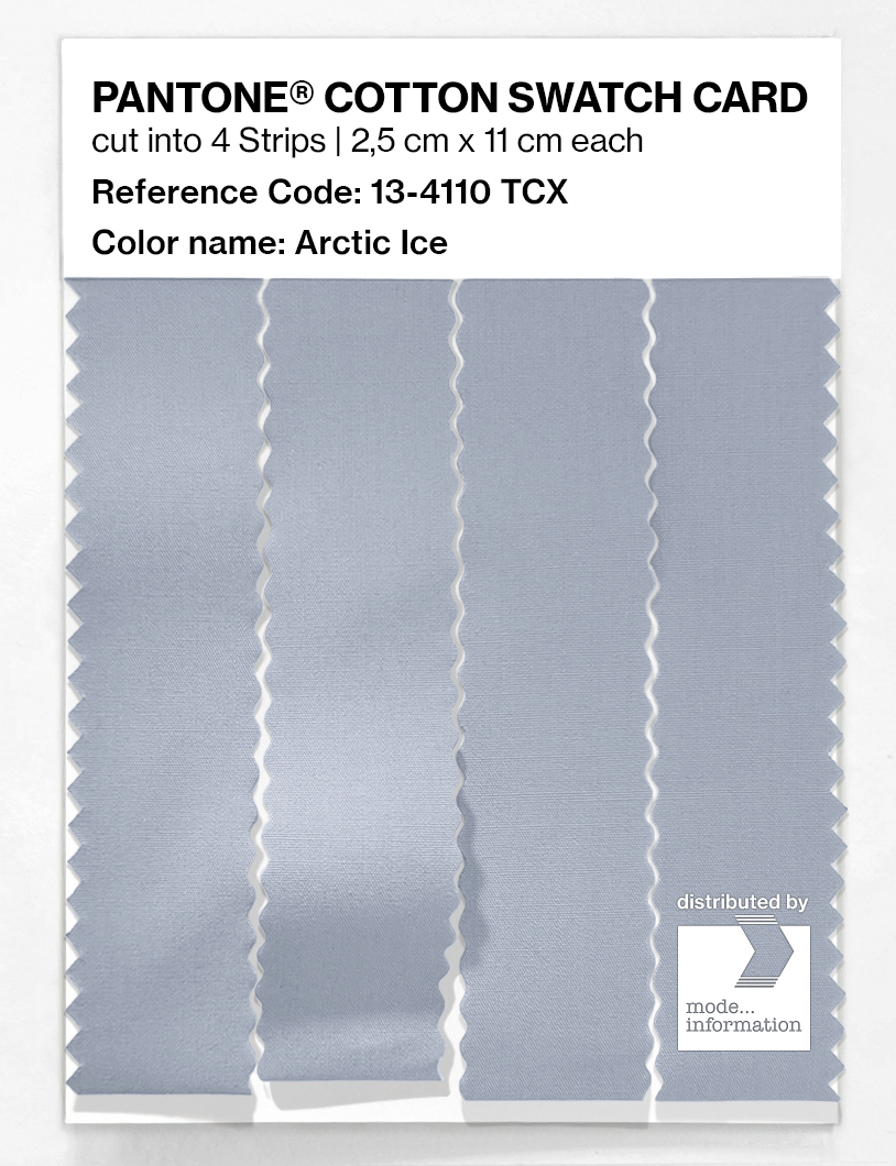 Product image 3 of the product “PANTONE® COTTON SWATCH CARD 13-4110 TCX Arctic Ice ”