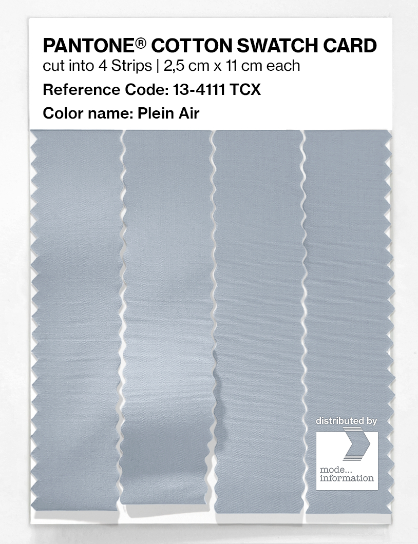 Product image 3 of the product “PANTONE® COTTON SWATCH CARD 13-4111 TCX Plein Air ”