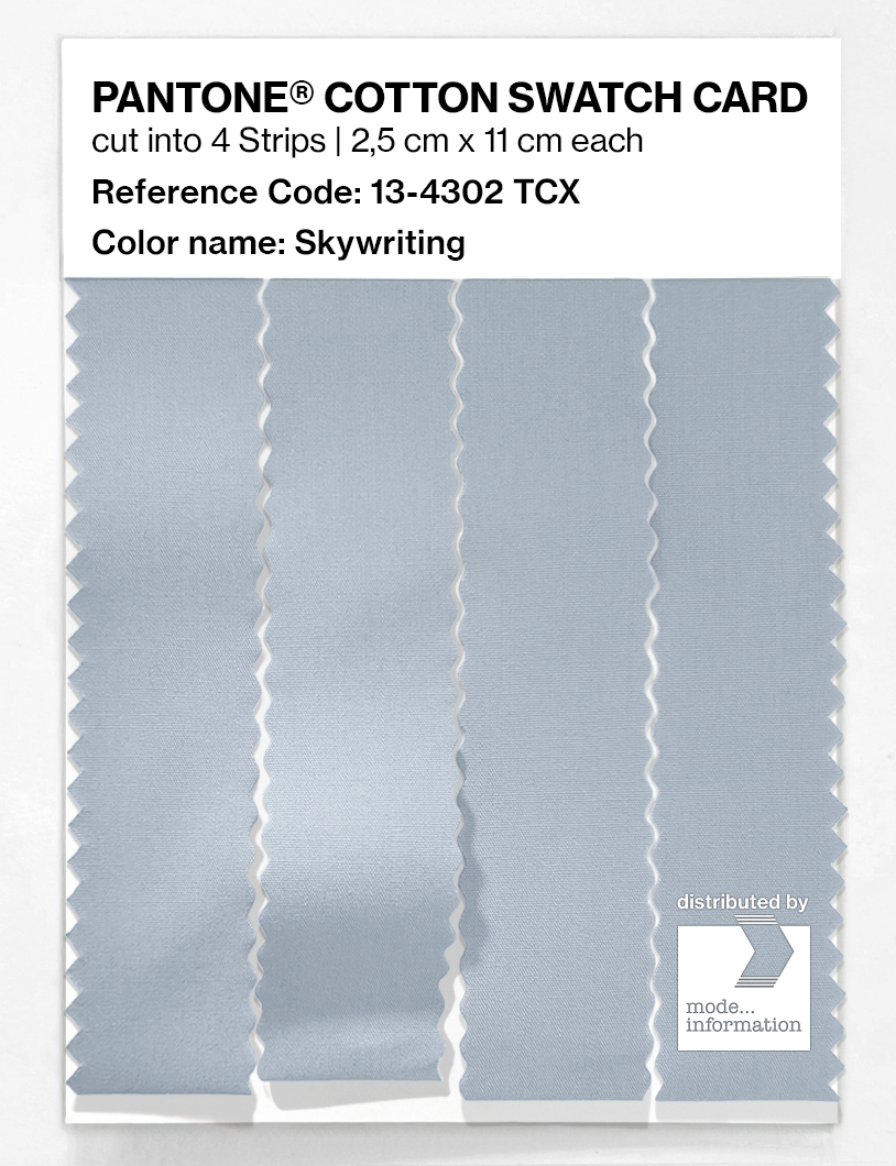 Artikelbild 3 des Artikels “PANTONE® COTTON SWATCH CARD 13-4302 TCX Skywriting “