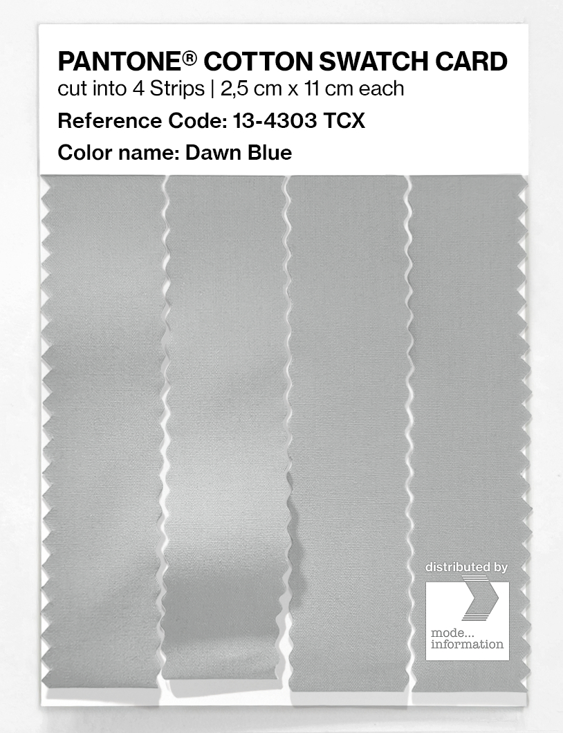 Artikelbild 3 des Artikels “PANTONE® COTTON SWATCH CARD 13-4303 TCX Dawn Blue “