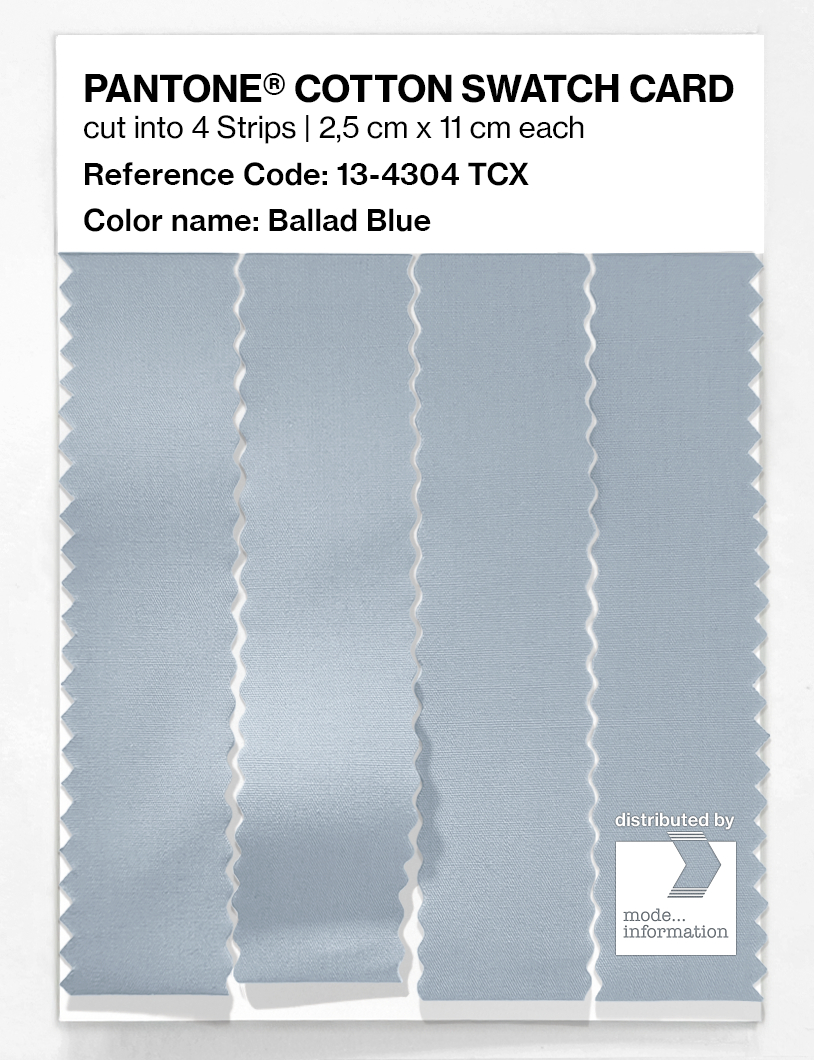 Artikelbild 3 des Artikels “PANTONE® COTTON SWATCH CARD 13-4304 TCX Ballad Blue “
