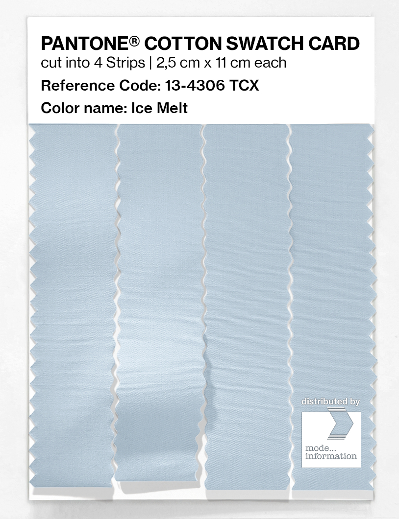 Artikelbild 3 des Artikels “PANTONE® COTTON SWATCH CARD 13-4306 TCX Ice Melt “