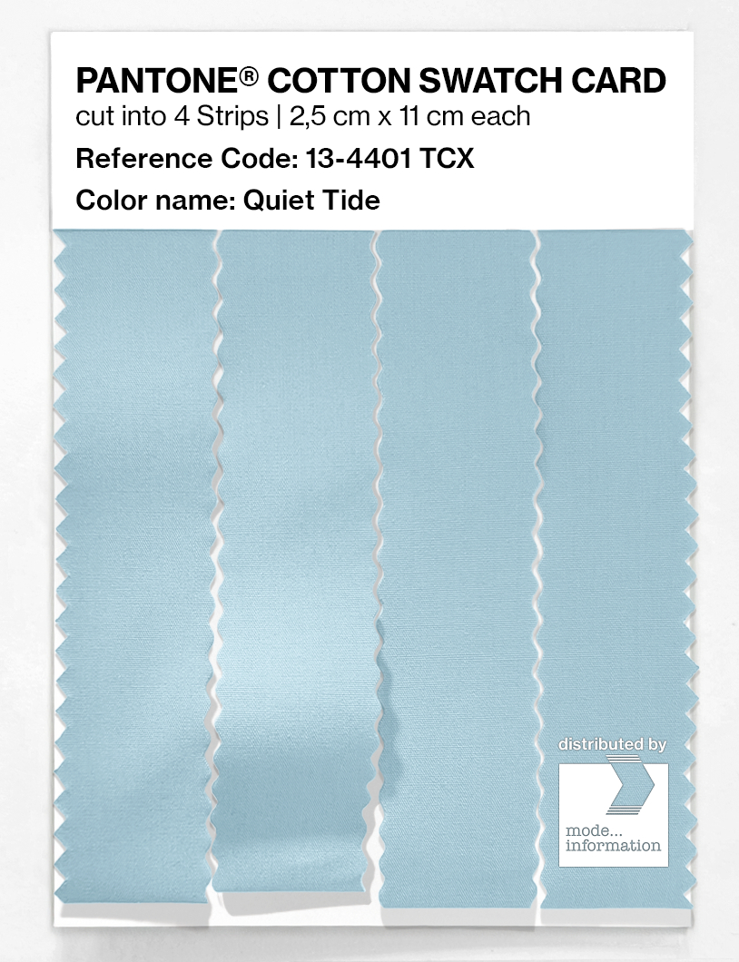 Artikelbild 3 des Artikels “PANTONE® COTTON SWATCH CARD 13-4401 TCX Quiet Tide “