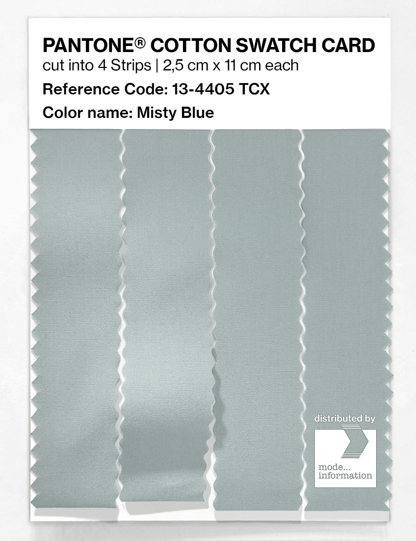 Artikelbild 3 des Artikels “PANTONE® COTTON SWATCH CARD 13-4405 TCX Misty Blue “