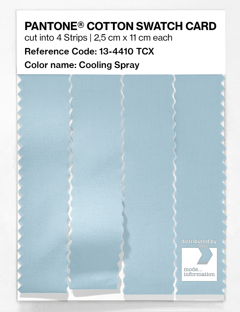 Artikelbild 3 des Artikels “PANTONE® COTTON SWATCH CARD 13-4410 TCX Cooling Spray “