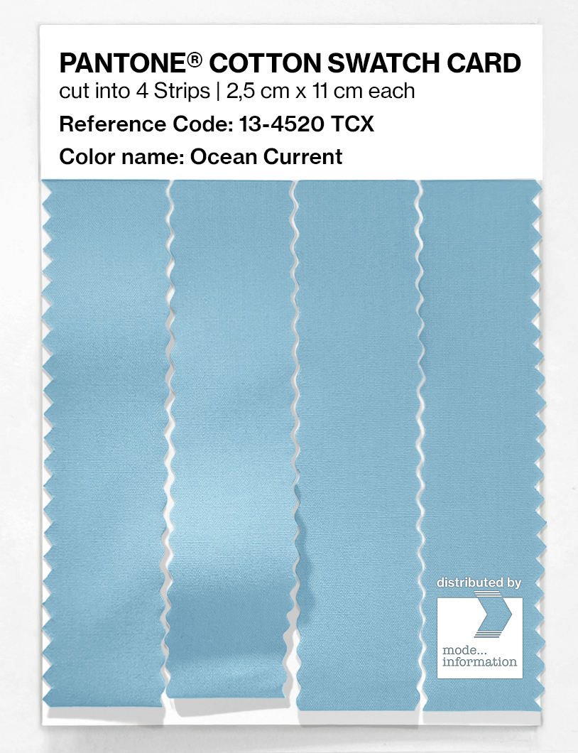 Artikelbild 3 des Artikels “PANTONE® COTTON SWATCH CARD 13-4520 TCX Ocean Current “