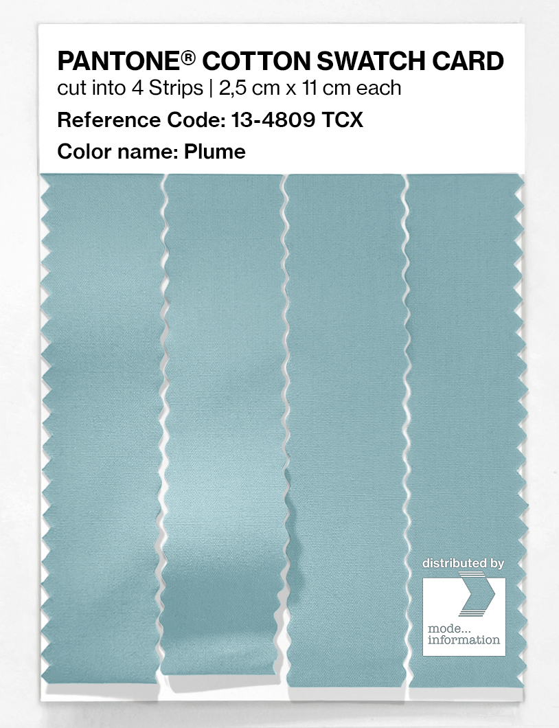 Product image 3 of the product “PANTONE® COTTON SWATCH CARD 13-4809 TCX Plume ”