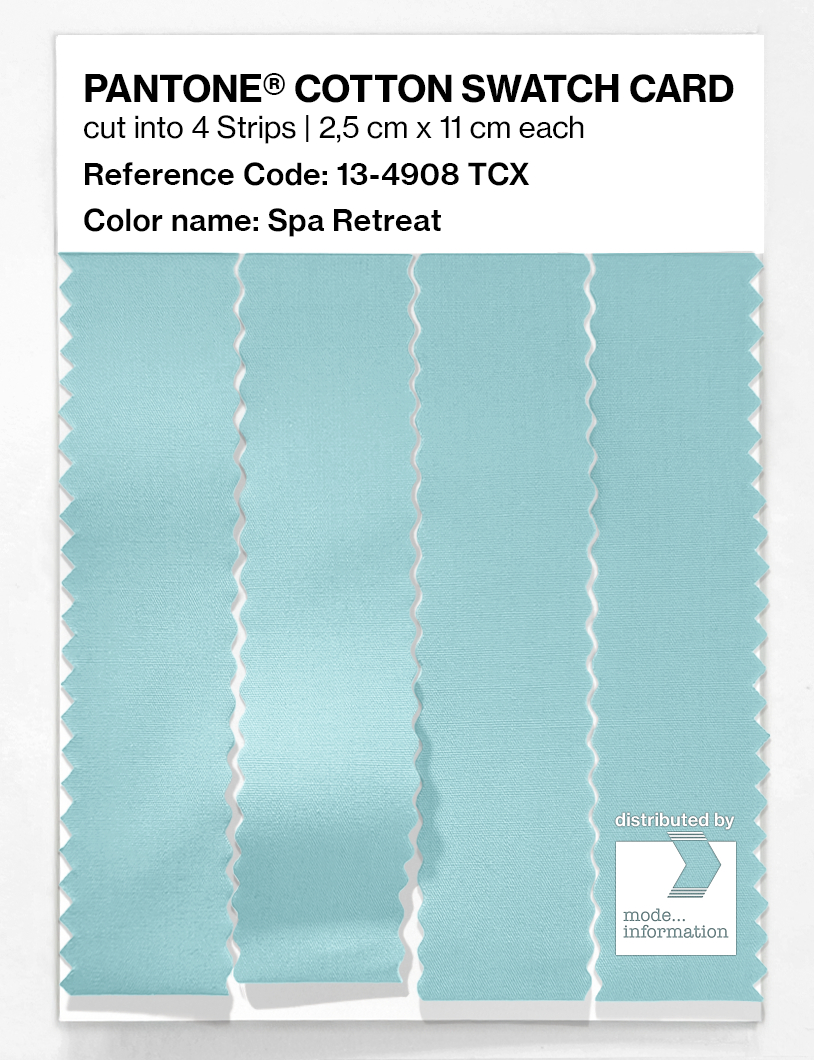Artikelbild 3 des Artikels “PANTONE® COTTON SWATCH CARD 13-4908 TCX Spa Retreat “