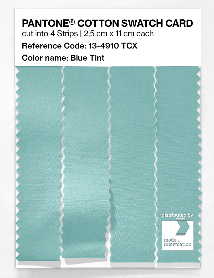 Product image 3 of the product “PANTONE® COTTON SWATCH CARD 13-4910 TCX Blue Tint ”