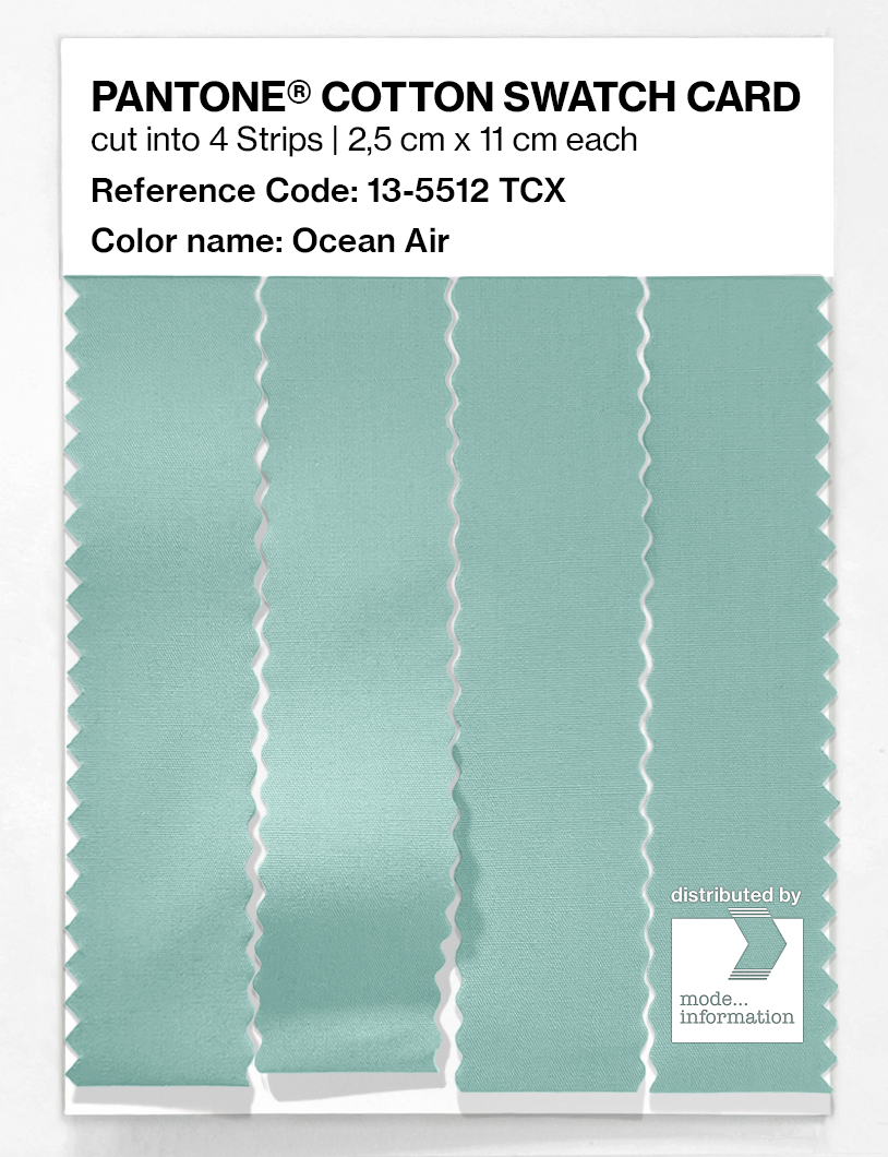 Artikelbild 3 des Artikels “PANTONE® COTTON SWATCH CARD 13-5512 TCX Ocean Air “